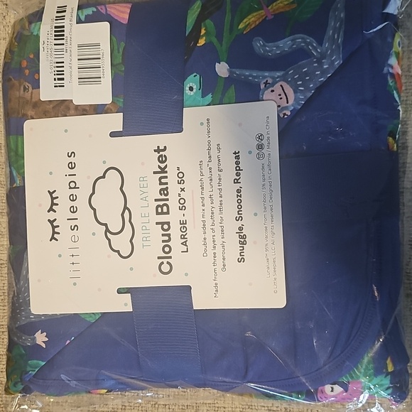 Little Sleepies Tree Top Tails Cloud Blanket